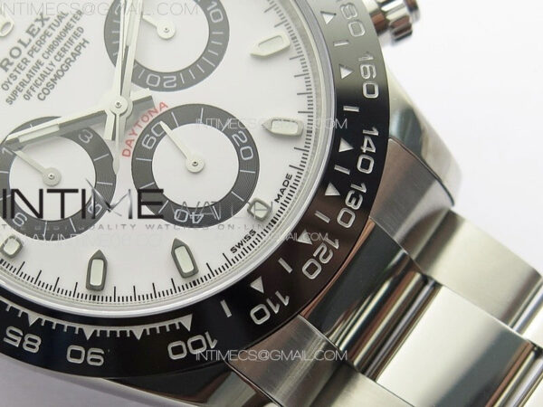 Daytona 116500LN APSF Best Edition White Dial Sticks Markers On SS Bracelet Slim A7750 – Bild 7