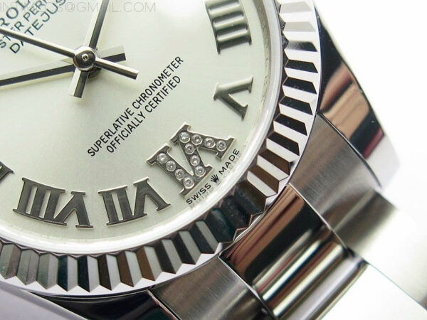Datejust 31mm 278273 SS BP Best Edition Silver Roman Markers Dial on Oyster Bracelet – Bild 6