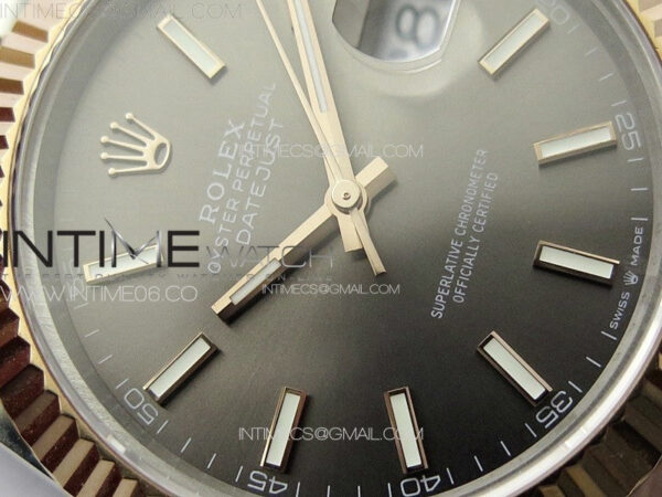DateJust 41 126331 904L SS/RG GMF 1:1 Best Edition Gray Dial On Jubilee Bracelet VR3235 – Bild 6