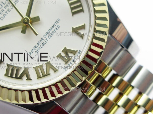Datejust 31mm 278273 SS/YG BP Best Edition White Roman Markers Dial on SS/YG Jubilee Bracelet – Bild 6