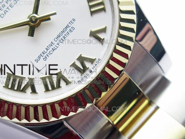 Datejust 31mm 278273 SS/YG BP Best Edition White Roman Markers Dial on SS/YG Oyster Bracelet – Bild 6
