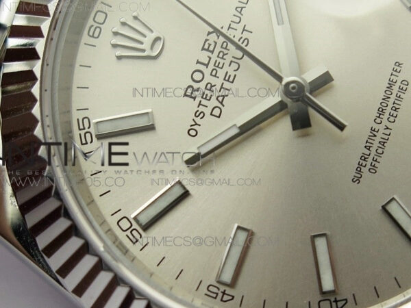DateJust 41 126334 SS BP 1:1 Best Edition New Version Silver Dial on Jubilee Bracelet – Bild 6