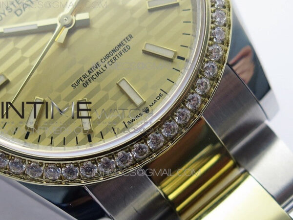 DateJust 36 SS/YG 126283 JDF 1:1 Best Edition New YG Dial on Oyster Bracelet – Bild 5