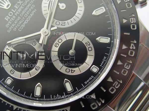 Daytona 116500 Clean 1:1 Best Edition 904L SS Case and Bracelet Black Dial SA4130 – Bild 6