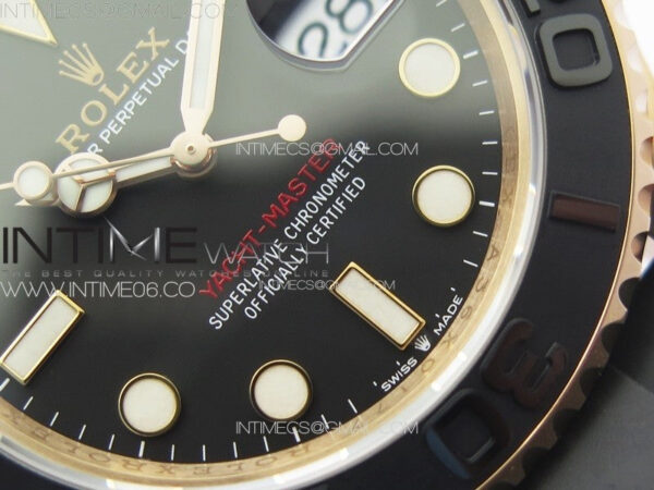 Yacht-Master 126655 RG VSF 1:1 Best Edition Black Ceramic Bezel on Oysterflex Rubber Strap VS3235 – Bild 5