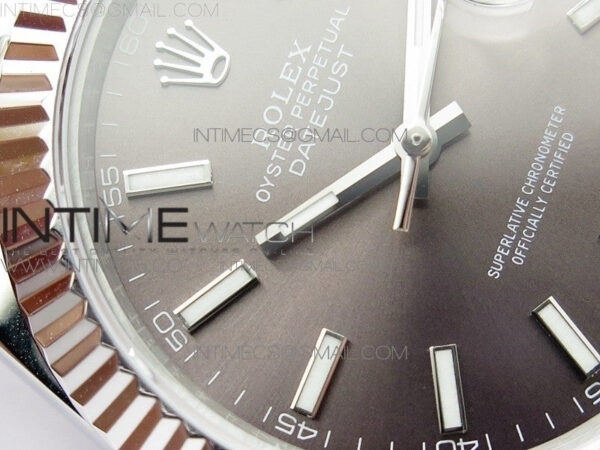DateJust 41 126334 SS BP 1:1 Best Edition New Version Gray Dial on Jubilee Bracelet – Bild 6
