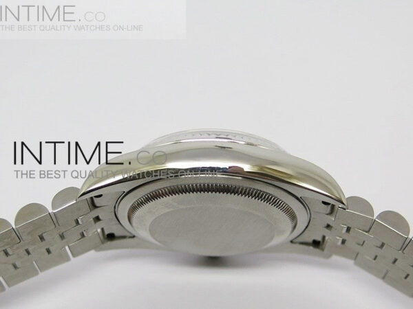 DateJust 116234 SS Blue Textured Dial Diamond Markers on SS Bracelet SA3135 – Bild 6