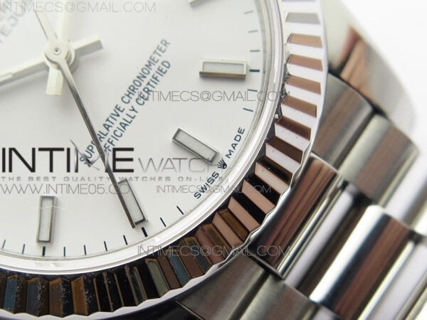 Datejust 31mm 278275 SS BP Best Edition White Stick Markers Dial on SS President Bracelet – Bild 6