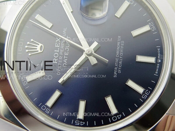 DateJust 41MM 126334 Smooth Bezel SS APSF 1:1 Best Edition Blue Dial on SS Jubilee Bracelet SA3235 – Bild 6
