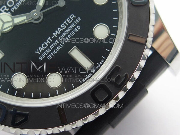 Yacht-Master 42mm 226659 3EF 1:1 Best Edition 3D Black Ceramic Bezel on Black Rubber Strap VS3235 – Bild 6