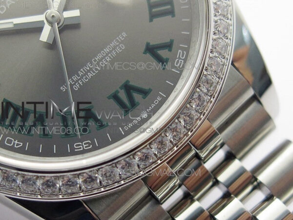 DateJust 36 SS 126284 BP 1:1 Best Edition New Blue Dial on Jubilee Bracelet – Bild 6