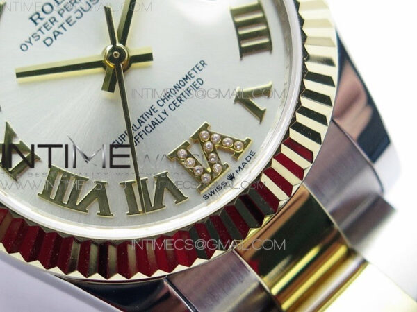 Datejust 31mm 278273 SS/YG BP Best Edition Silver Roman Markers Dial on SS/YG Oyster Bracelet – Bild 5