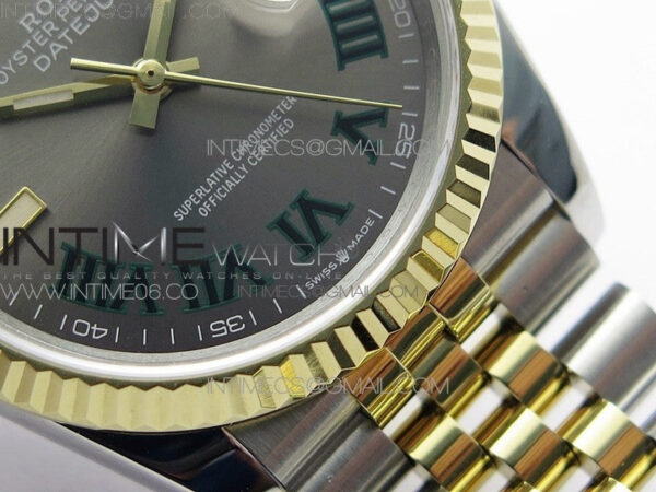 DateJust 36 SS/YG 126233 JDF 1:1 Best Edition Gray Dial on Jubilee Bracelet – Bild 6