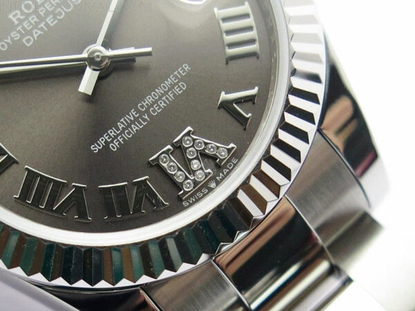 Datejust 31mm 278273 SS BP Best Edition Gray Roman Markers Dial on Oyster Bracelet – Bild 7