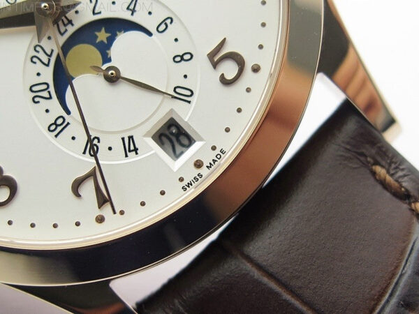 Annual Calendar Complications 5396 RG GRF Best Edition White dial Numbers Markers Blue Markers on Brown leather strap A324 – Bild 6