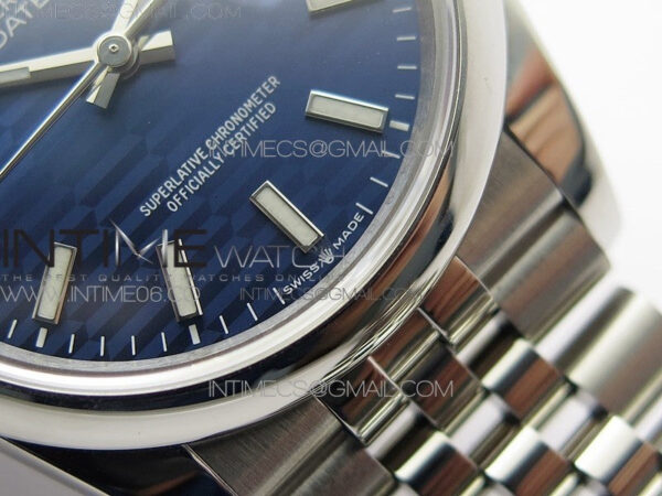 DateJust 36 SS 126200 BP 1:1 Best Edition New Blue Dial on Jubilee Bracelet – Bild 6