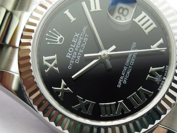 Datejust 31mm 278273 SS BP Best Edition Black Roman Markers Dial on Oyster Bracelet – Bild 6