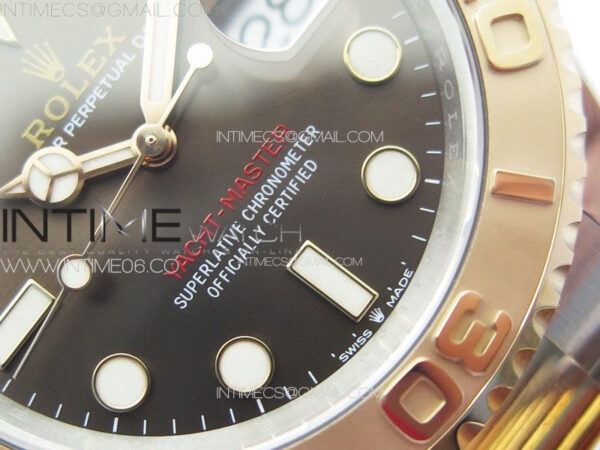 Yacht-Master 126621 904L/RG Clean 1:1 Best Edition Brown Dial On 904L/RG Bracelet VR3235 – Bild 6