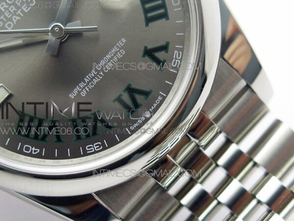 DateJust 36 SS 126200 BP 1:1 Best Edition Gray Dial on Jubilee Bracelet – Bild 6