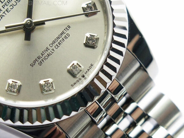 Datejust 31mm 278271 SS BP Best Edition Silver Crystal Markers Dial on Jubilee Bracelet – Bild 6