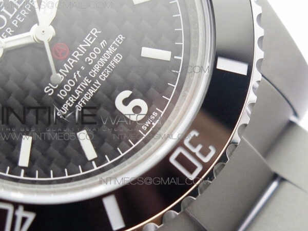 The Rough Matt Carbon Sandblast SS GMF Best Edition Carbon Dial on SS Bracelet SA3130 – Bild 6