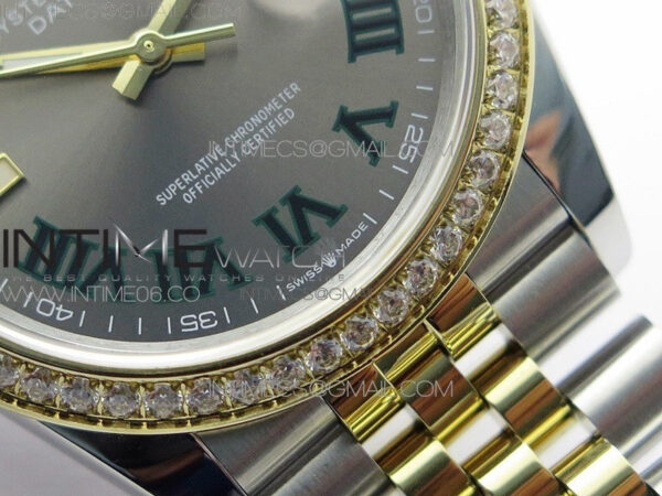 DateJust 36 SS/YG 126283 JDF 1:1 Best Edition Gray Dial on Jubilee Bracelet – Bild 6