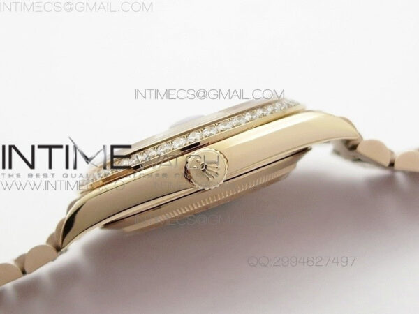 Day-Date 40 RG BP 1:1 Best 228239 RG Diamond Sticks Dial Bezel on SS Bracelet – Bild 6