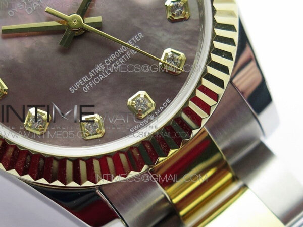 Datejust 31mm 278273 SS/YG BP Best Edition Black MOP Diamonds Markers Dial on SS/YG Oyster Bracelet – Bild 7