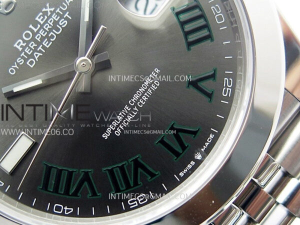 DateJust 41 126300 904L SS VSF 1:1 Best Edition Gray Dial Roman Markers on Jubilee Bracelet VS3235 – Bild 6