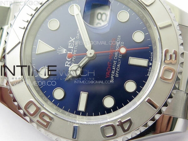 Yacht-Master 126622 904L Steel Clean F 1:1 Best Edition Blue Dial on SS Bracelet VR3235 – Bild 6