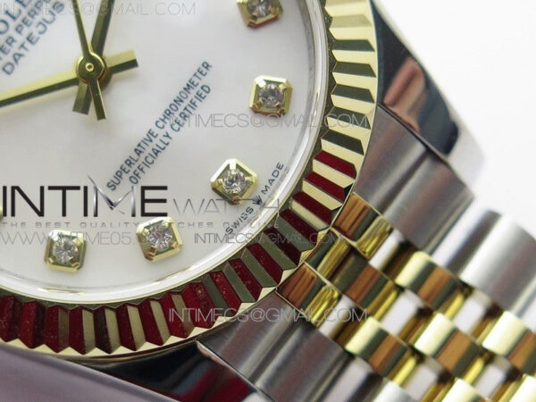 Datejust 31mm 278273 SS/YG BP Best Edition White MOP Diamond Markers Dial on SS/YG Jubilee Bracelet – Bild 6