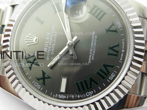 DateJust 41MM 126334 SS APSF 1:1 Best Edition Gray Dial Roman Markers on SS Jubilee Bracelet SA3235 – Bild 6