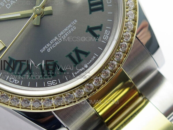DateJust 36 SS/YG 126283 JDF 1:1 Best Edition Gray Dial on Oyster Bracelet – Bild 7