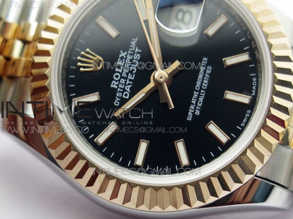 Datejust 28mm 279173 SS/RG BP Best Edition Black Stick Markers Dial on SS/RG Jubilee Bracelet ETA2671 – Bild 6