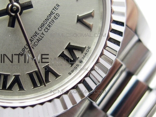 Datejust 31mm 278275 SS BP Best Edition Silver Roman Markers Dial on SS President Bracelet – Bild 6