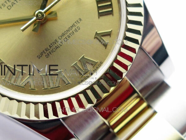 Datejust 31mm 278273 SS/YG BP Best Edition YG Roman Markers Dial on SS/YG Oyster Bracelet – Bild 6
