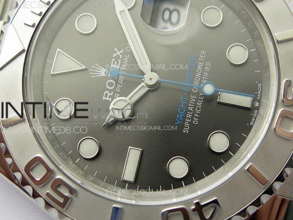 Yacht-Master 126622 904L Steel Clean F 1:1 Best Edition Rhodium Dial on SS Bracelet VR3235 – Bild 6