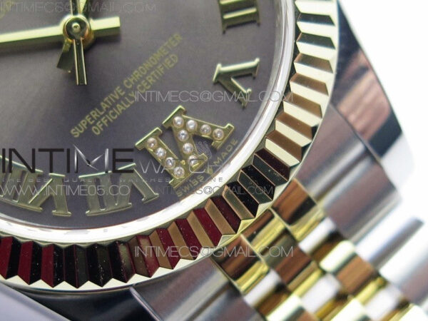 Datejust 31mm 278273 SS/YG BP Best Edition Gray Roman Markers Dial on SS/YG Jubilee Bracelet – Bild 6