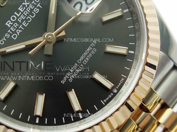 DateJust 36 SS 126231 VSF 1:1 Best Edition 904L Steel Gray Stick Dial on Jubilee Bracelet VS3235 – Bild 6