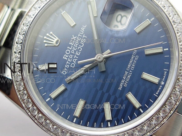 DateJust 36 SS 126234 BP 1:1 Best Edition New Blue Dial on Oyster Bracelet – Bild 7