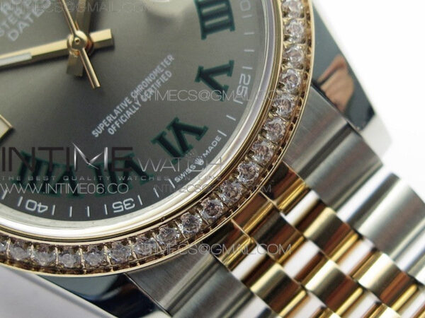 DateJust 36 SS/RG 126281 BP 1:1 Best Edition Gray Dial on Jubilee Bracelet – Bild 6