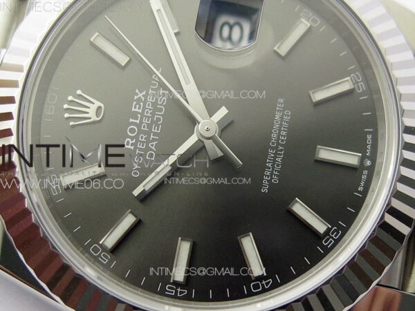 DateJust 41 126334 904L SS VSF 1:1 Best Edition Gray Dial on Jubilee Bracelet VS3235 – Bild 7