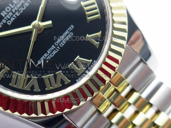 Datejust 31mm 278273 SS/YG BP Best Edition Black Roman Markers Dial on SS/YG Jubilee Bracelet – Bild 6