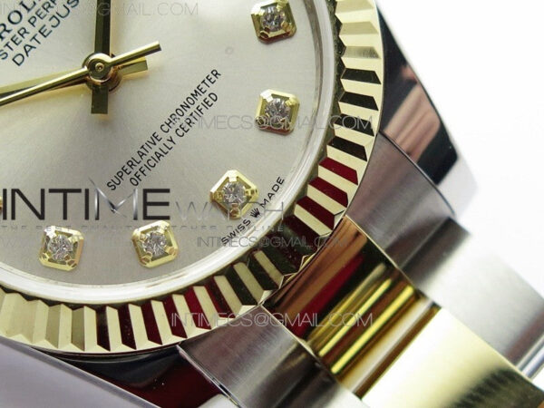 Datejust 31mm 278273 SS/YG BP Best Edition Silver Diamonds Markers Dial on SS/YG Oyster Bracelet – Bild 5