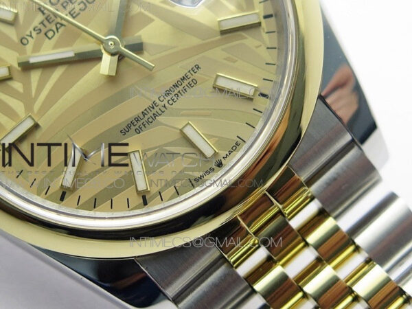 DateJust 36 SS/YG 126203 JDF 1:1 Best Edition New YG Dial on Jubilee Bracelet – Bild 6