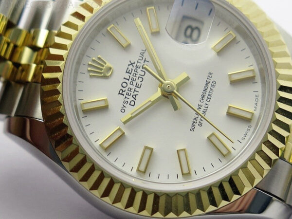 Datejust 28mm 279173 SS/YG BP Best Edition White Sticks Markers Dial on SS/YG Jubilee Bracelet ETA2671 – Bild 6