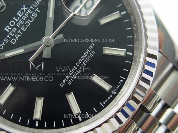 DateJust 36 SS 126234 VSF 1:1 Best Edition 904L Steel Black Dial on Jubilee Bracelet VS3235 – Bild 6