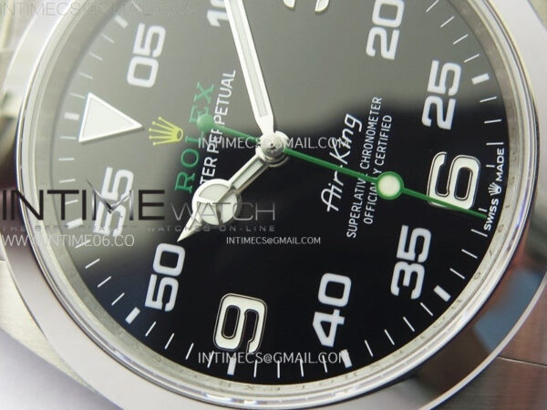 Air-King 126900 40mm 904L SS GMF 1:1 Best Edition Black Dial on 904L SS Bracelet – Bild 6