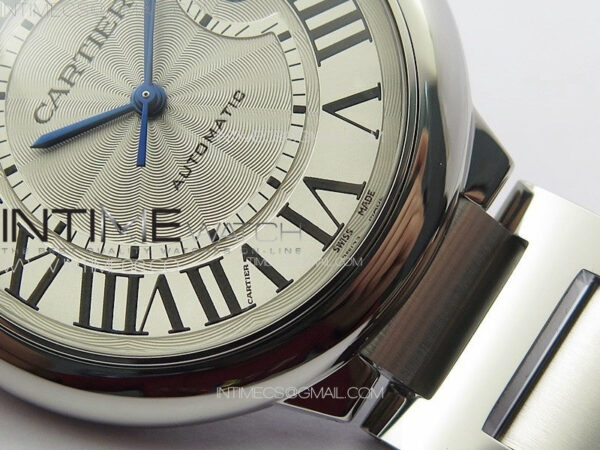 Ballon Bleu 42mm SS K3F 1:1 Best Edition White Texture Dial on SS Bracelet A2824 – Bild 6
