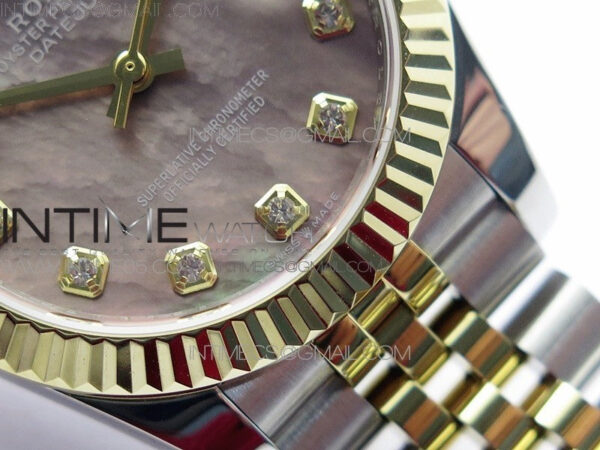 Datejust 31mm 278273 SS/YG BP Best Edition Brown MOP Diamond Markers Dial on SS/YG Jubilee Bracelet – Bild 6